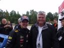 Adam Małysz wraz z Tomaszem Reszel Kierownikiem ODTJ Tomaszowo
